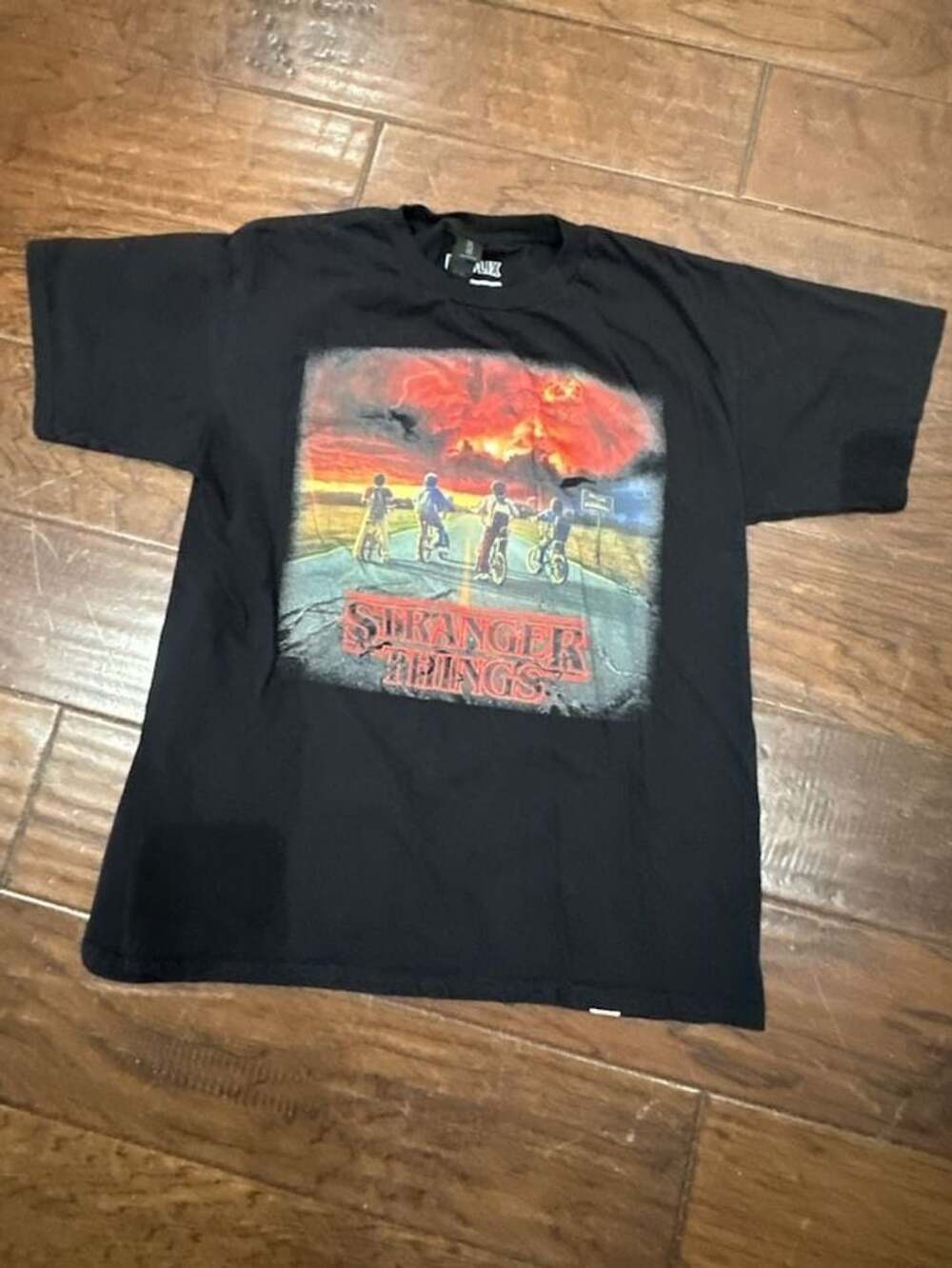 Netflix Stranger Things Where It Began T-Shirt Youth XL Black
